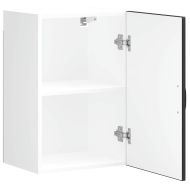 Кухненски стенен шкаф Porto, черен, инженерно дърво