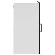 Кухненски стенен шкаф Porto, черен, инженерно дърво