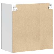 Кухненски стенен шкаф със стъклена врата Porto бетонно сив