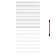 Зеброва щора бял 105x200 см Ширина на плата 100,9 см полиестер