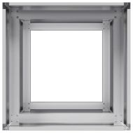 Кашпа, 40x40x80 см, поцинкована стомана