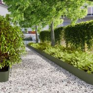 Краища за тревни площи 30 бр. маслиненозелени 20x103 cm