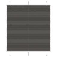 Плисирана щора черна 120x150 cm Ширина на плата 119,4 cm