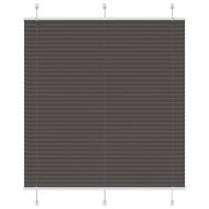 Плисирана щора черна 120x100 cm Ширина на плата 119,4 cm