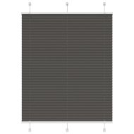 Плисирана щора черна 110x150 cm Ширина на плата 109,4 cm