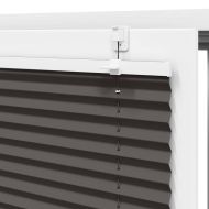 Плисирана щора черна 45x150 cm Ширина на плата 44,4 cm