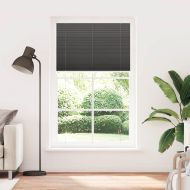 Плисирана щора черна 120x200 cm Ширина на плата 119,4 cm