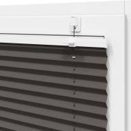 Плисирана щора черна 100x100 cm Ширина на плата 99,4 cm