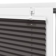 Плисирана щора черна 80x150 cm Ширина на плата 79,4 cm