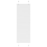 Плисирана щора Бяла 45x150 cm Ширина на плата 44,4 cm Полиестер