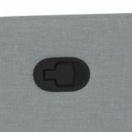 Реклайнер стол, светлосив, текстил