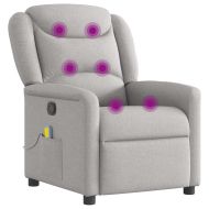 Масажен стол за лежанка Cloud Grey Fabric