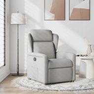 Recliner Chair Cloud Grey Fabric