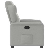 Recliner Chair Cloud Grey Fabric