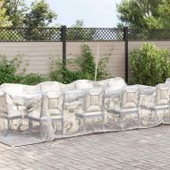 Прозрачен брезент с капси 3х10 м Полиетилен