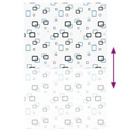 Ролетна щора за баня 160x240 см Ширина на плата 156 см