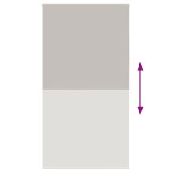 Ролетна щора за баня 120x240 см Ширина на плата 116 см