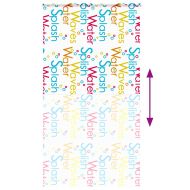 Ролетна щора за душ с касета 130x240 см Ширина на плата 126 см