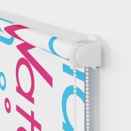 Ролетна щора за душ с касета 130x240 см Ширина на плата 126 см