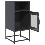 Нощно шкафче Антрацит 36x39x78 cm Студено валцувана стомана