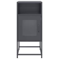 Нощно шкафче Антрацит 36x39x78 cm Студено валцувана стомана