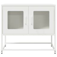 ТВ шкаф бял 68x39x60,5 cm Студено валцувана стомана