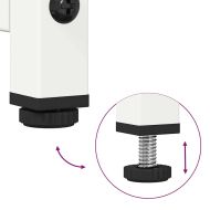 ТВ шкаф бял 68x39x60,5 cm Студено валцувана стомана