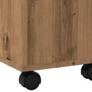 Комплект кафе маси, дъб сонома, 60x60x38 см, инженерно дърво