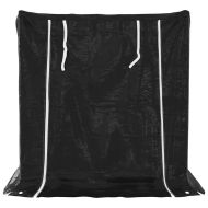 vidaxL Стойка за дърва за огрев с дъждобран, 100,5x100,5x110,5 см