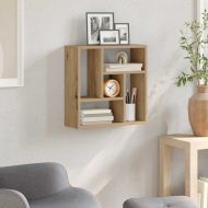 стенна етажерка Artisan Oak 45x16x45 cm инженерна дървесина