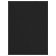 Изтривалка, черна, 80х120 см