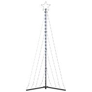 LED коледна елха 339 светодиода студено бяло 182 см