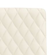 Трапезни столове, 2 бр, кремави, кадифе