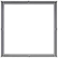 Кашпа, 100x100x30 см, поцинкована стомана