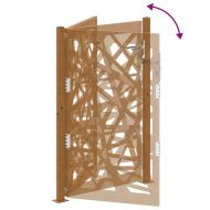 Градинска порта 100x150 см, устойчива на атмосферни влияния стомана, лек дизайн