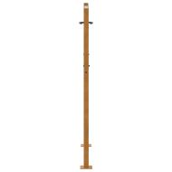 Градинска порта 100x125 см, устойчива на атмосферни влияния стомана, вълнообразен дизайн