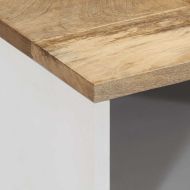 ТВ шкаф, 80x31,5x46 см, мангово дърво масив