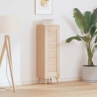 Врата на шкафа с извит дизайн 99x29,5 cm масивна дървесина бор