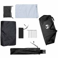 Палатка за къмпинг за 1 лице Бяла затъмнена тъкан Водоустойчива