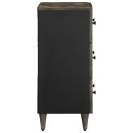 Шкаф Светло сив 60x33,5x75 cm Масивна дървесина Манго