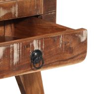 Нощно шкафче 2 бр. 37x32x50 см Масивна дървесина Възстановена