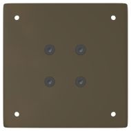 Крака за масичка за кафе, 4 бр., естествена стомана, 30 см, стомана