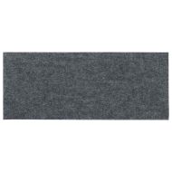 Изтривалки за стълби, самозалепващи се, 30 бр., 60x25 см, светлосиви, правоъгълни