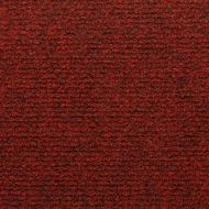 Самозалепващи се изтривалки за стълби, 30 бр., 65x21x4 см, бордо червени, правоъгълен кант