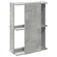 Библиотека 3 рафта бетонно сива 60x30x80 см инженерно дърво