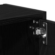 Библиотека, Черен дъб, 40x24x102 см, инженерно дърво