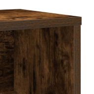 Библиотека, опушен дъб, 60x24x85 см, инженерно дърво