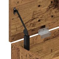 Пейка за обувки, старо дърво, 102x30,5x45 см, инженерно дърво