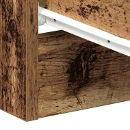 Нощни шкафчета, 2 бр, старо дърво, 38x35x55 см, ПДЧ