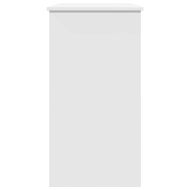 Бюро, бяло, 80x40x75 см, ПДЧ